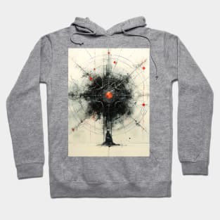 Japanese Geometry: Maui on Fire Hoodie